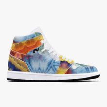 Load image into Gallery viewer, 352. New Black High-Top Leather Sneakers