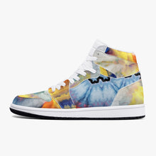 Load image into Gallery viewer, 352. New Black High-Top Leather Sneakers