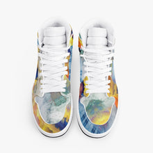 Load image into Gallery viewer, 352. New Black High-Top Leather Sneakers