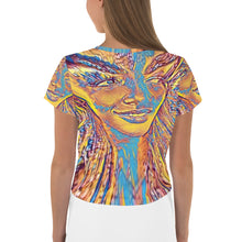Load image into Gallery viewer, All-Over Print Crop Tee