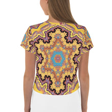 Load image into Gallery viewer, All-Over Print Crop Tee
