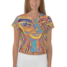 Load image into Gallery viewer, All-Over Print Crop Tee