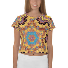 Load image into Gallery viewer, All-Over Print Crop Tee
