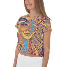 Load image into Gallery viewer, All-Over Print Crop Tee