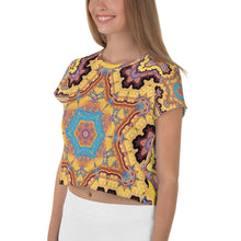 Load image into Gallery viewer, All-Over Print Crop Tee