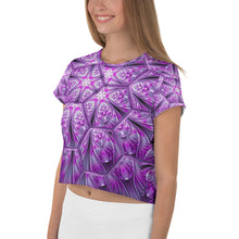 Muat gambar ke penampil Galeri, All-Over Print Crop Tee