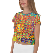 Muat gambar ke penampil Galeri, All-Over Print Crop Tee