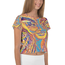 Load image into Gallery viewer, All-Over Print Crop Tee