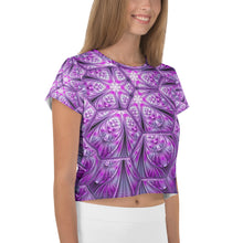 Muat gambar ke penampil Galeri, All-Over Print Crop Tee