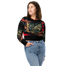 Muat gambar ke penampil Galeri, Recycled long-sleeve crop top