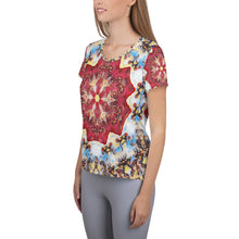 Load image into Gallery viewer, All-Over Print Women's Athletic T-shirt