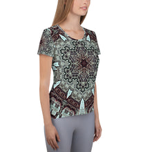 Load image into Gallery viewer, All-Over Print Women's Athletic T-shirt
