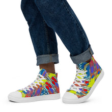 Charger l'image dans la galerie, Men’s high top canvas shoes
