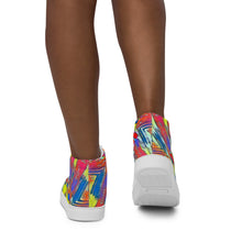 Load image into Gallery viewer, Women’s high top canvas shoes