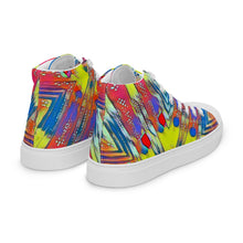 Load image into Gallery viewer, Women’s high top canvas shoes