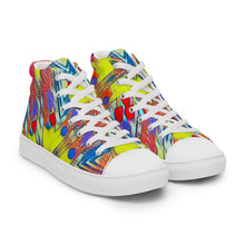 Load image into Gallery viewer, Women’s high top canvas shoes