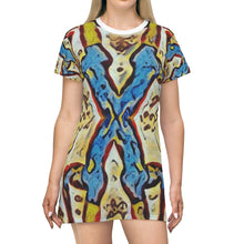Carica l&#39;immagine nel visualizzatore di Gallery, All Over Print T-Shirt Dress
