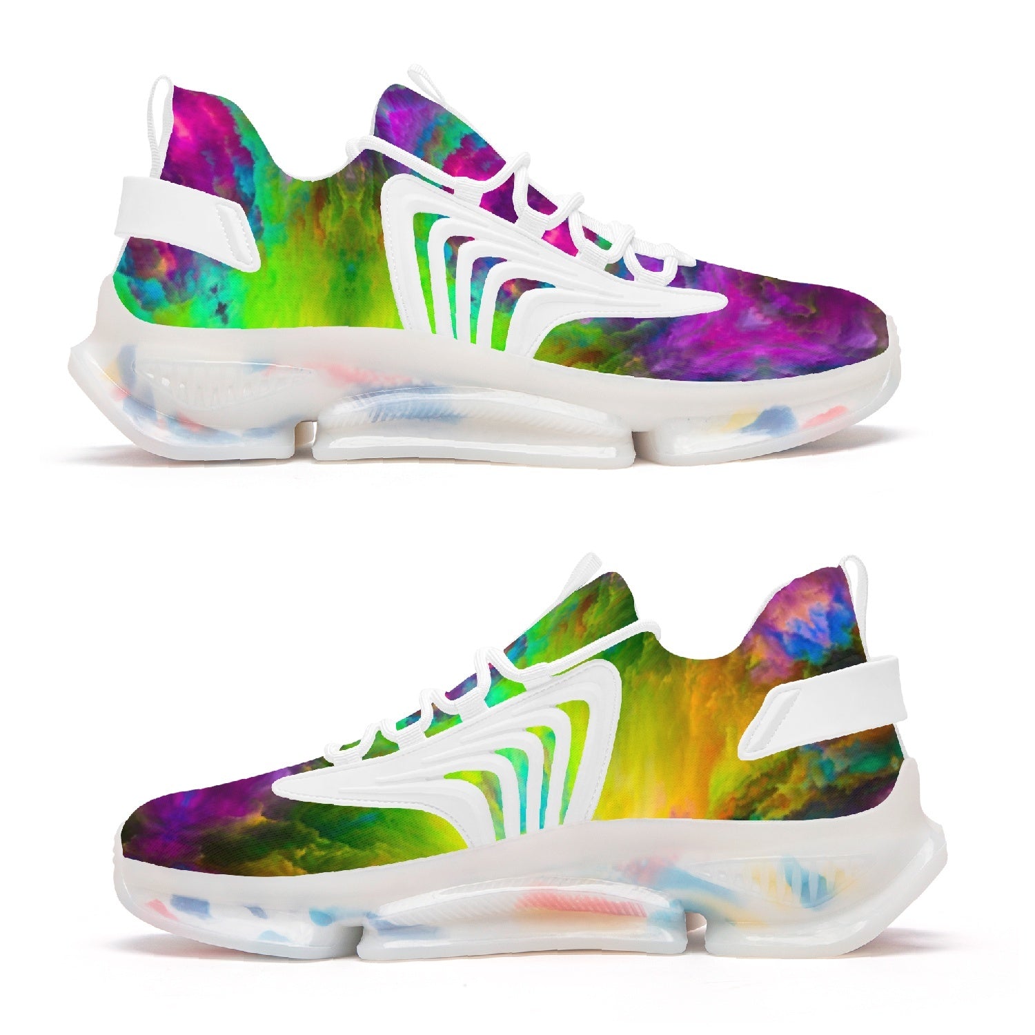 353. Wings Style Bounce Mesh Knit Sneakers