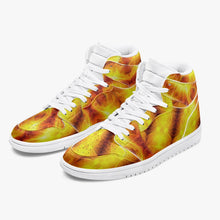Load image into Gallery viewer, 236. New High-Top Leather Sneakers - White
