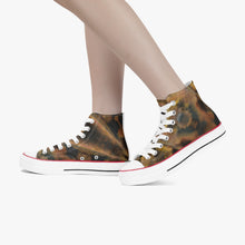 Load image into Gallery viewer, 285. New High-Top Canvas Shoes - White
