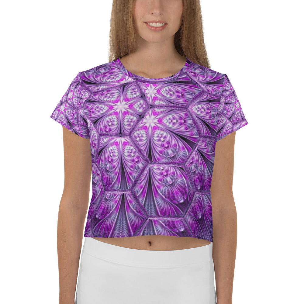 All-Over Print Crop Tee
