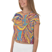 Load image into Gallery viewer, All-Over Print Crop Tee
