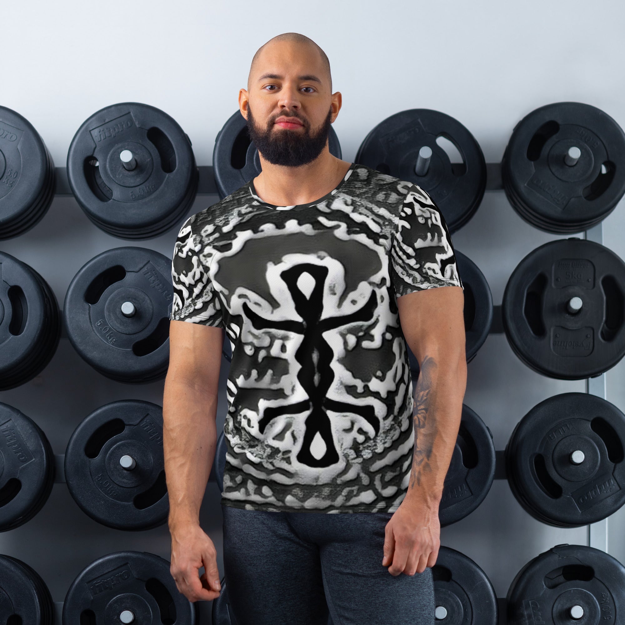 All-Over Print Men's Athletic T-shirt